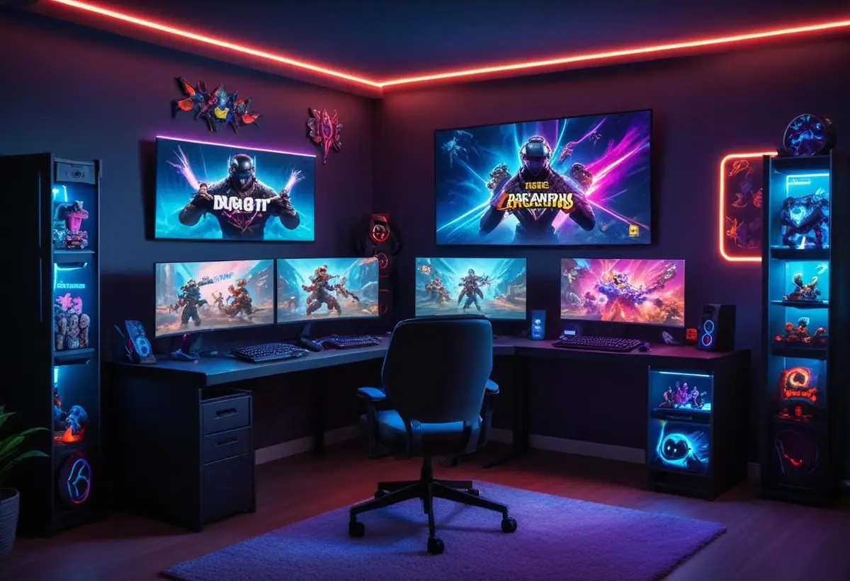 Så inreder du gamingrummet för kille – tips och idéer! illustration